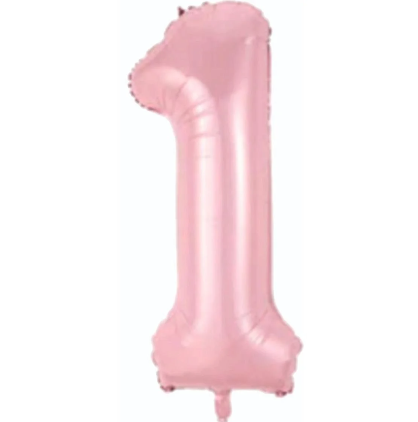 Folyo Balon Pembe 1 34 İnç 76 Cm